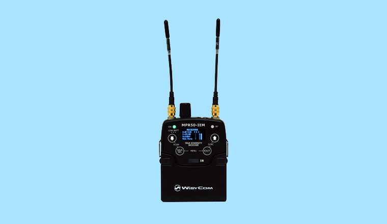 il ricevitore wisicom mpr50 con due antenne