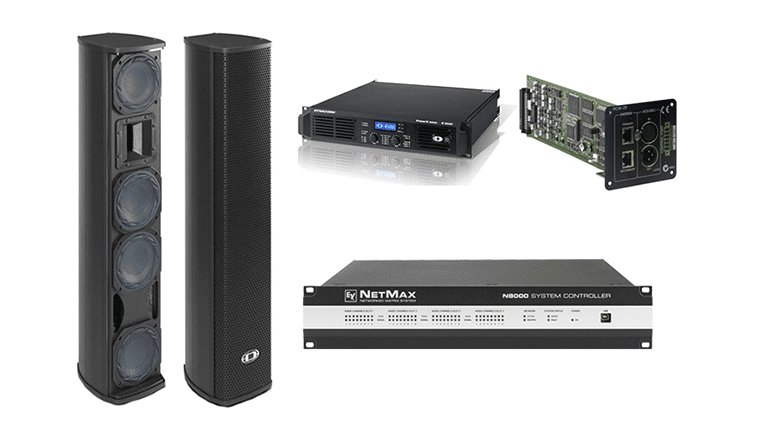 il dynarcord ts400, array verticale